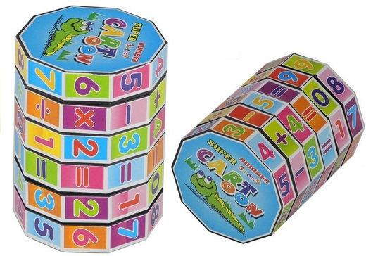 Educational Cube Mathematical Barrel Learning Numbers