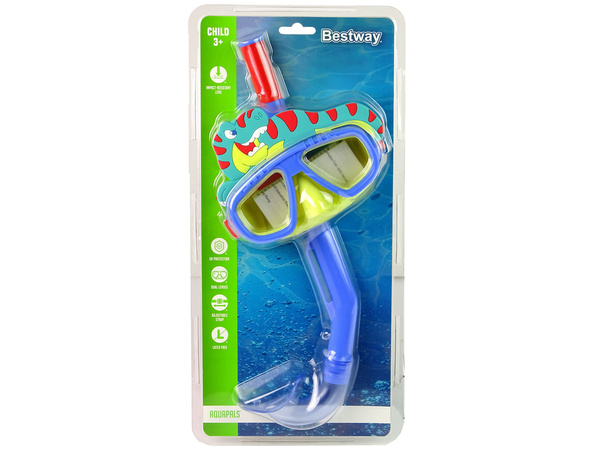 Blau Bestway-Tauchmaske mit PET-Schlauch 24059
