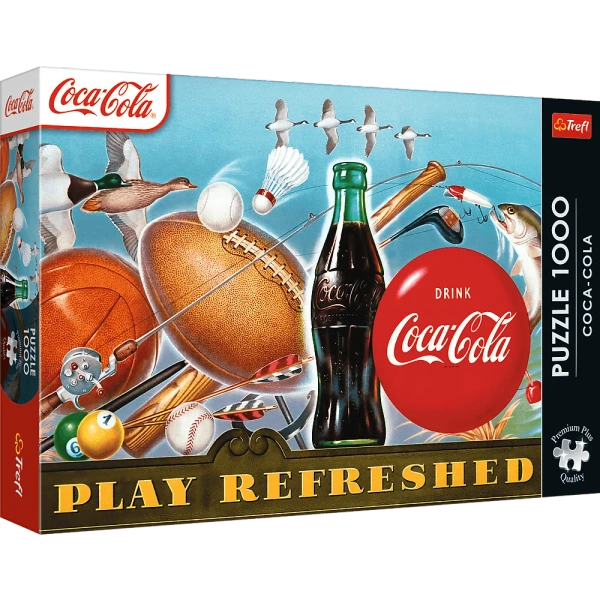 Puzzle - 1000 Premium Plus - Coca-Cola: Ein Moment der Erfrischung - Trefl 12101