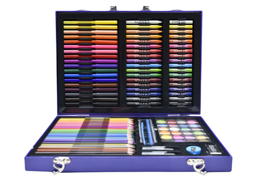 Art Set in a Suitcase with a Spaceman Blue 128 EL