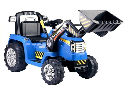 Elektroauto für Kinder Baggerlader Traktor Schlepper ZP1005 Blau 2.4G
