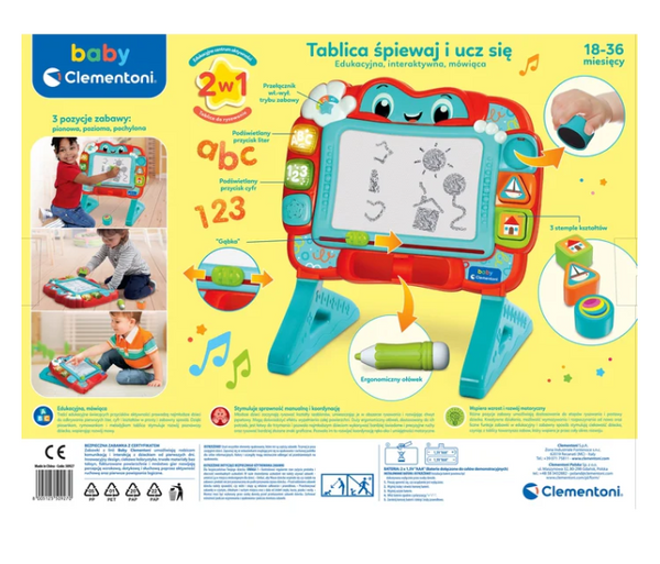 Interactive Educational Board Polish Language Clementoni 50927