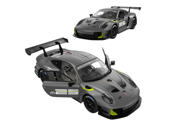 Bausteine Auto RC Rastar 1:18 Porsche 911 GT2 Grau 68 Elemente