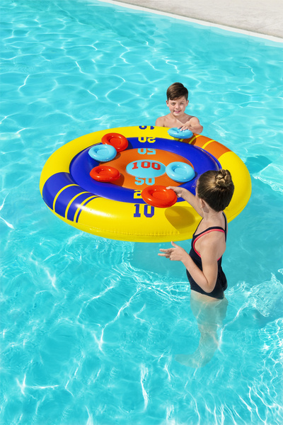 Inflatable Pool Game Arcade Shield, Frisbee 140 cm Bestway 52566