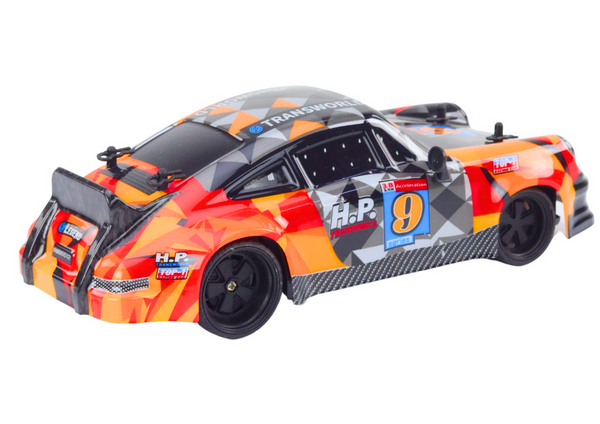 RC Ferngesteuertes Auto 1:18 Gummiräder Drift Orange
