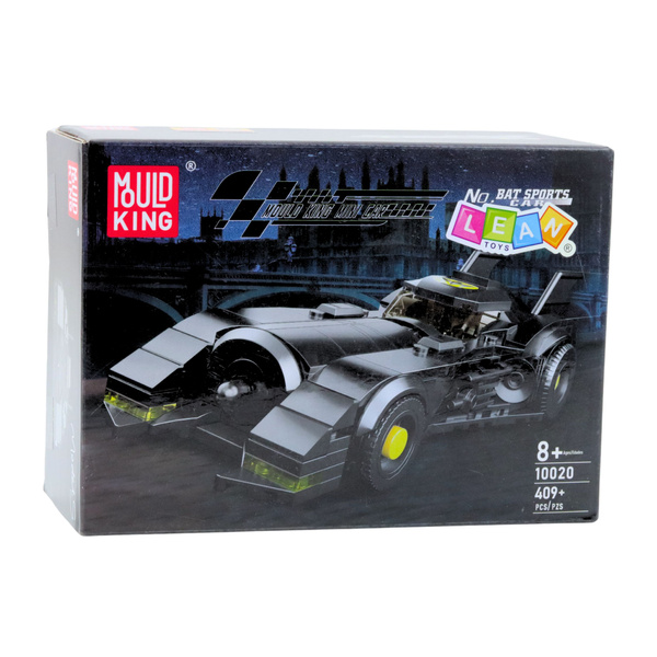Superhero Race Car Building Blocks Black 409 pcs.