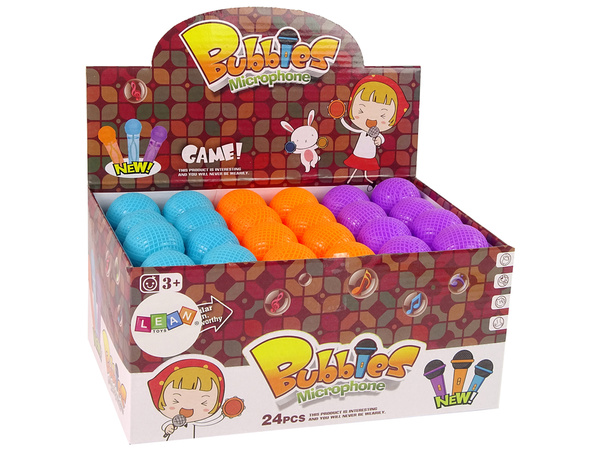Soap Bubbles Microphone 3 Colours 40ml