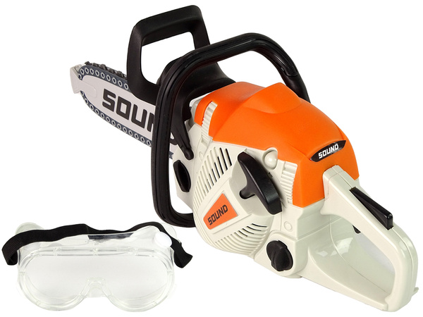 Kettensäge mit beweglicher Kette + Schutzbrille QL91845