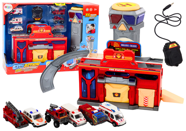 Basis Feuerwehr-Krankenhaus-Kommandozentrale Fahrzeuge 6-tlg