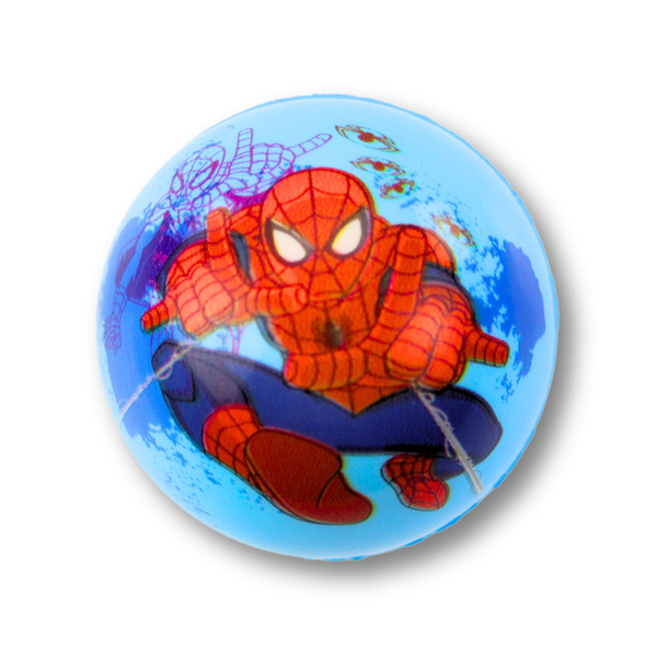 Schaumstoffball für Hüpfspaß, Superhelden-Spinne, 6,5 cm