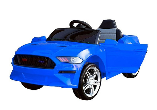 Kinderauto BBH-718A Blau Ledersitz EVA-Reifen