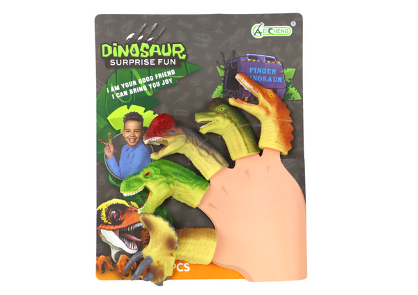 Dinosaurier-Gummi-Sensor-Fingerpuppen