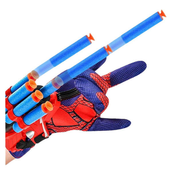 Spider Foam Dart Launcher Glove For Children 10pcs.