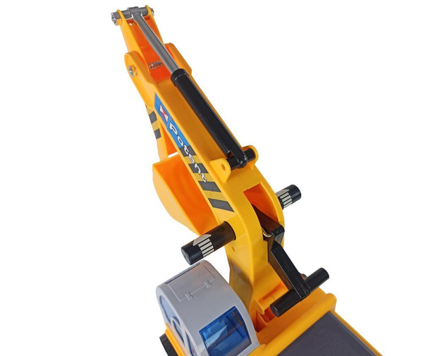 Big Excavator Construction Rider Helm Gelb