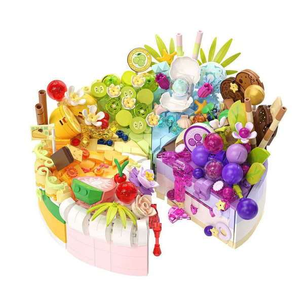 Bauklötze Torte Kuchen Dessert Dekoriert 292-357Stk.