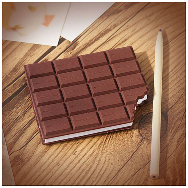Notizbuch für Schule und Büro, Schokolade, liniert, duftend, braun