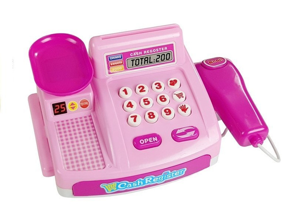 Süßwarenladen Registrierkasse rosa 35PCS