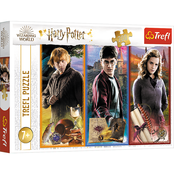 Puzzle - 200 - Harry Potter - W świecie magii i czarów - Trefl 13277