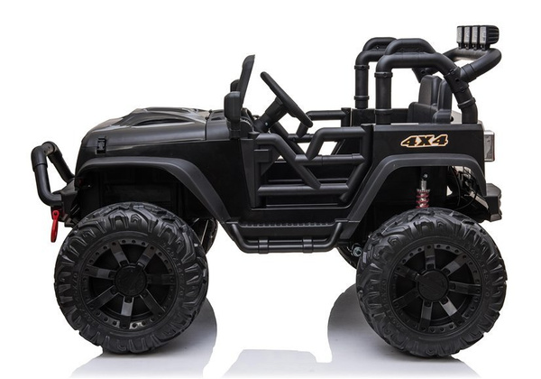 Jeep JC666 Electric Ride On Car Black Painted