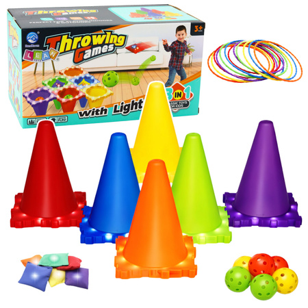 Eine Reihe von Sport-Arcade-Spielen: Throw at a Target 3in1