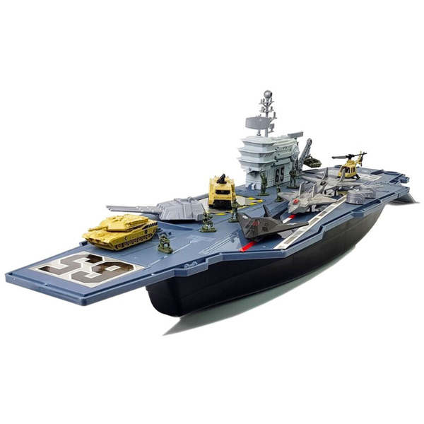 Militärflugzeugträgerschiff mit Fahrzeugen 86cm