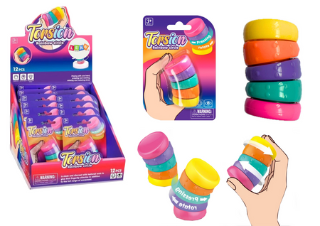 Sensorisches Spielzeug Anti-Stress-Regenbogen-Rotationsräder