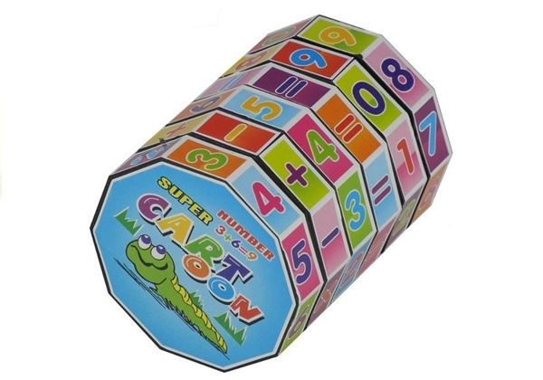 Educational Cube Mathematical Barrel Learning Numbers
