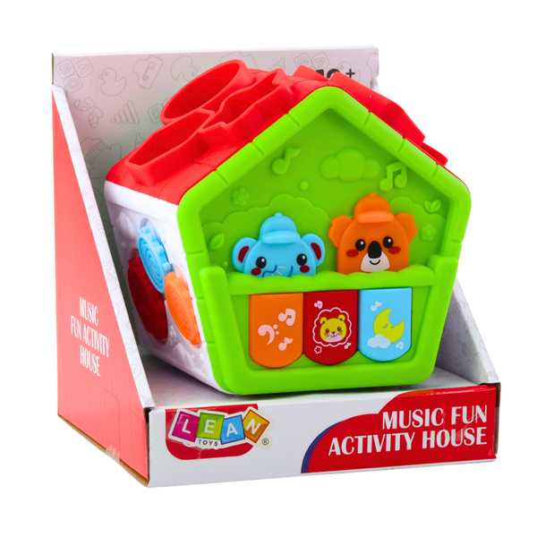 Interactive Educational Sorter House for Toddlers Green
