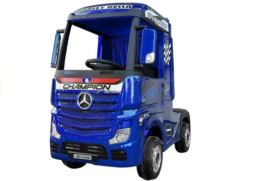 Kinderauto Mercedes Actros Blau lackiert