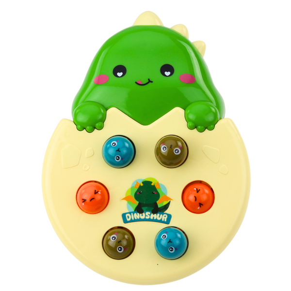 Mini Whack A Mole Dinosaur Egg Skill Game Green