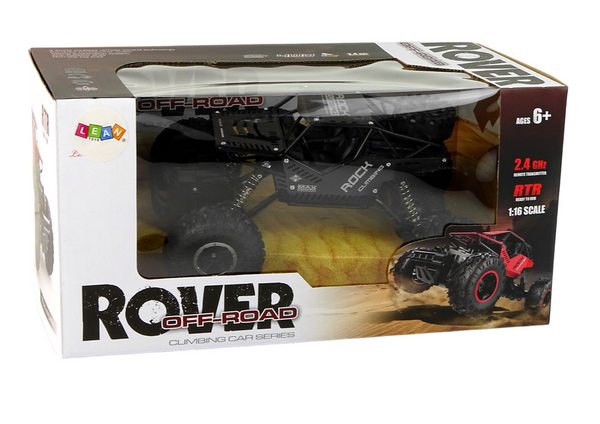RC Rover 1:16 Auto Schwarz Ferngesteuertes Fahrzeug
