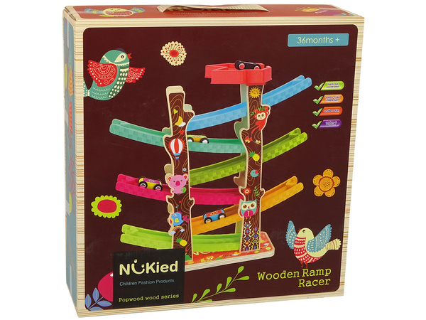 Bunte Bahn für Autos, Rutsche 6 Ebenen