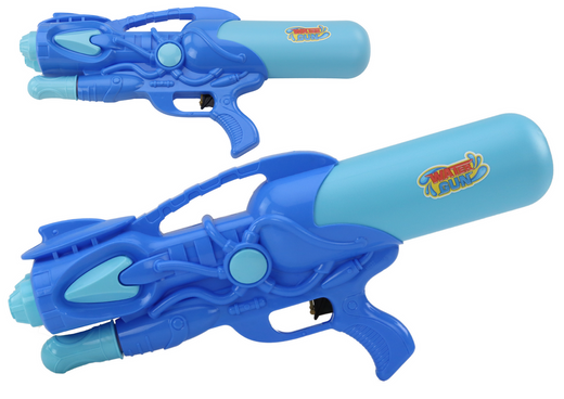 Wasserpistole, große Pumppumpe, blau, 1100 ml