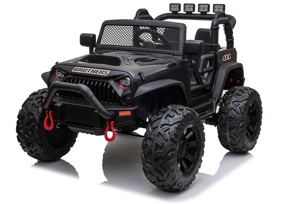 Jeep JC666 Electric Ride On Car Black Painted