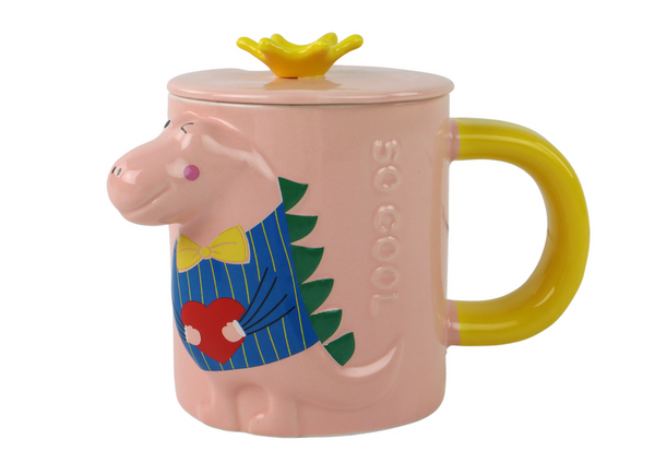 Dinosaurier Rosa Dinosaurier-Eibecher 400 ml