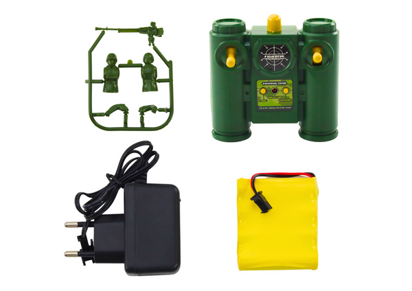 Remote Controlled Military Tank RC 1:28 Rotating Turret Green