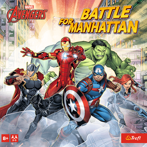 Gra rodzinna Battle for Manhattan Avengers Trefl 02512