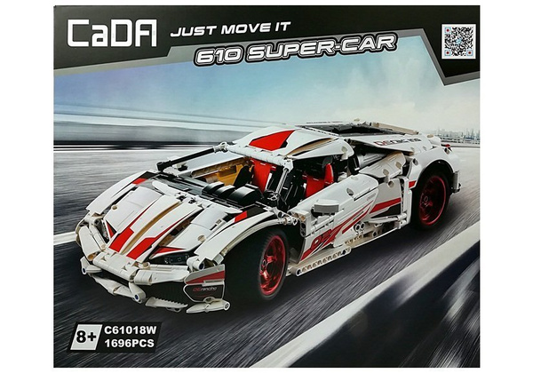 Block Sports Car 1,696 elements