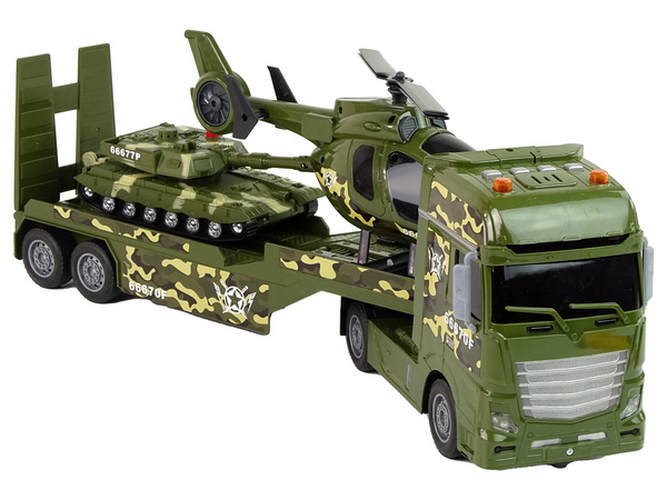 Set Military Tank Friction Drive Helicopter Truck
