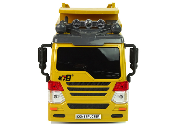 Ferngesteuerte 2.4G Sound-Fernsteuerung Kipper Gelb