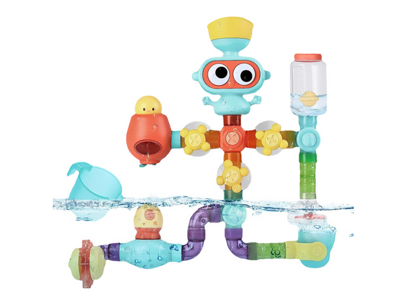Interactive Educational Water Toy for Bathing, Planet Man