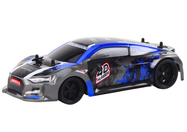 RC Ferngesteuertes Auto 1:18 Gummiräder Drift Blau