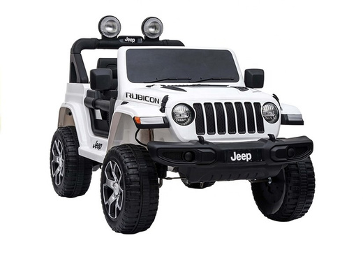 Elektro-Ride-On Jeep Rubicon 4x4 Weiß