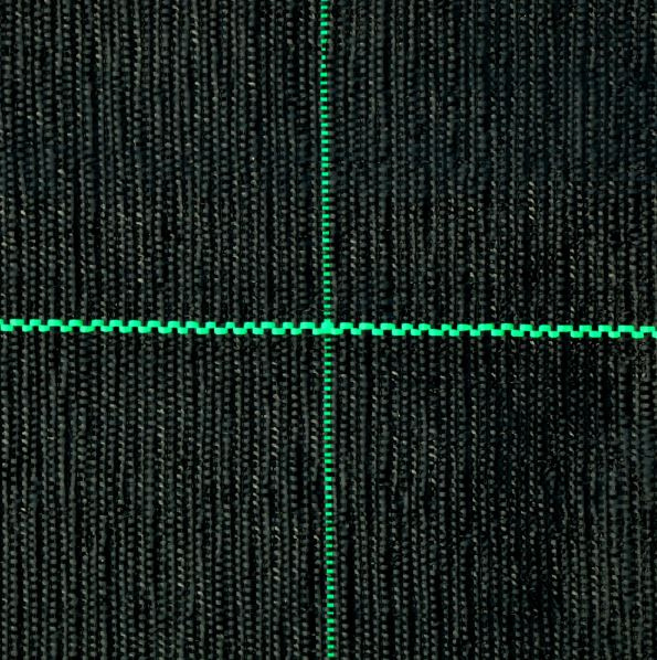Black agrotextile 1.1x50m UV 135g anti-weed agrotextile + anchors