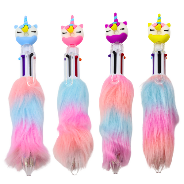 Einhorn Fell Kugelschreiber Donut Fell Farbmix 0.7mm