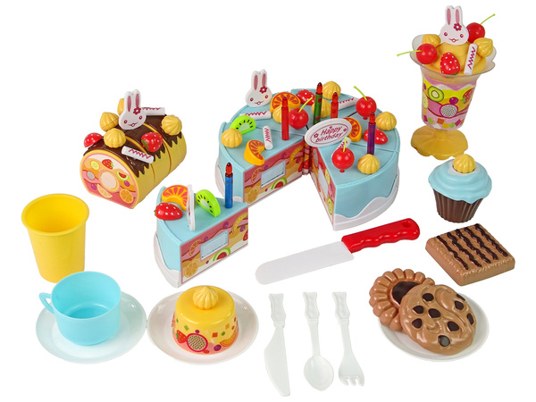 Set of Sweets Cake Cookies Velcro Decorations DIY