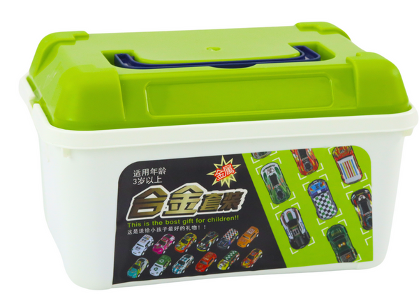 Set of springs in a suitcase, 30 pcs. Cars