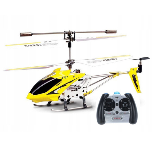 Syma S107G Gyroscope Remote Controlled RC Helicopter Yellow