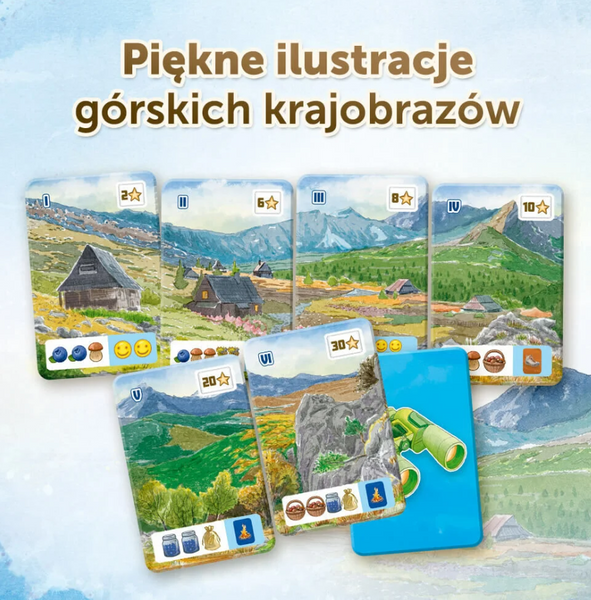 Gra rodzinna Pięć Szczytów Górskie Wędrówki Trefl 02517