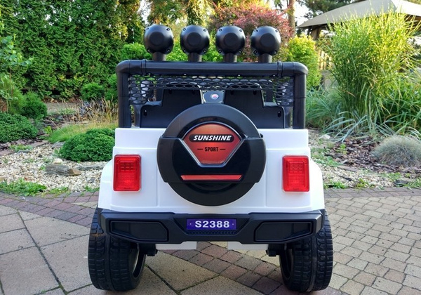 Ride on Car S2388 Jeep White 4x45W